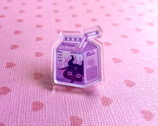 Baphomet Juicebox Acrylic Pin