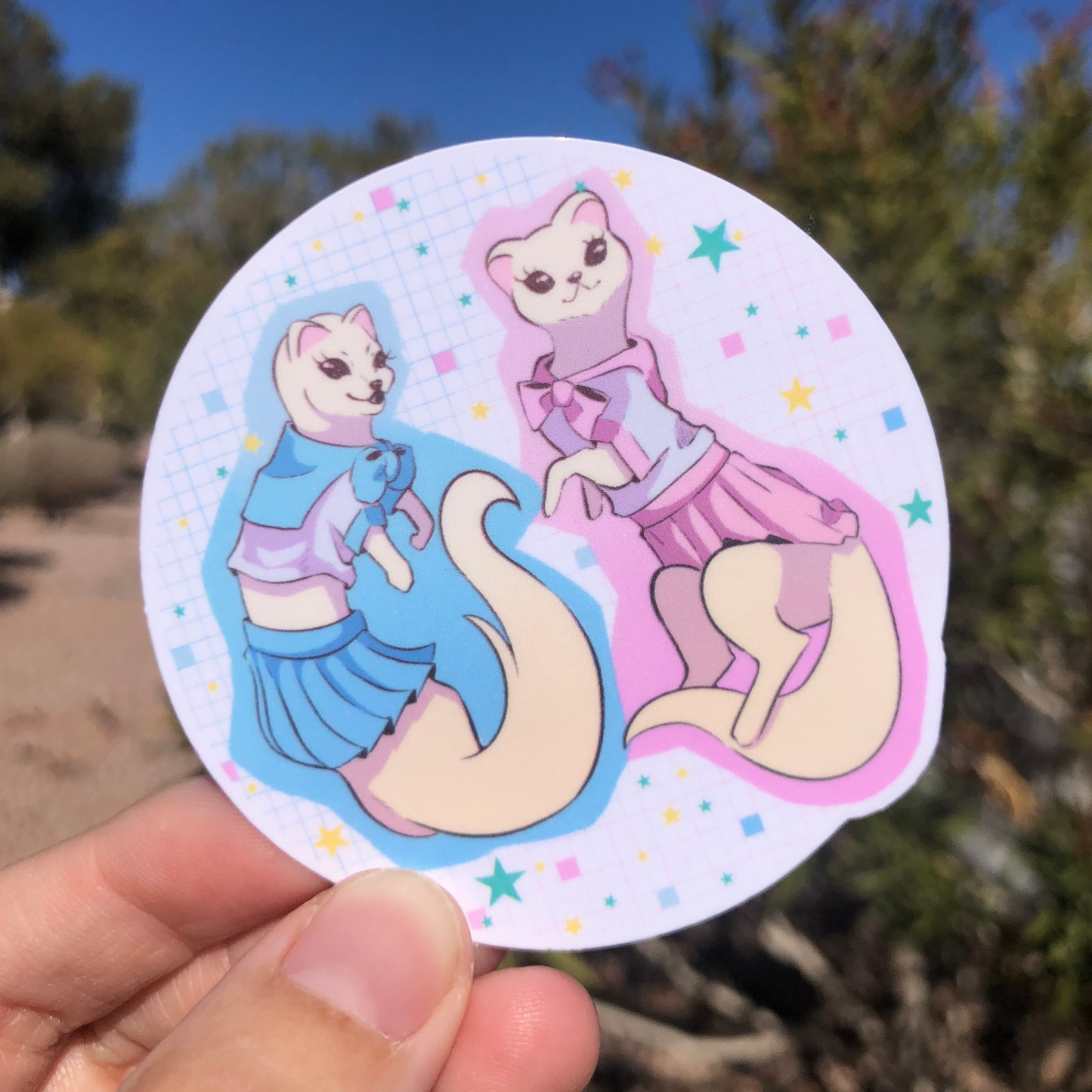 Sailor Ferrets vinyl sticker