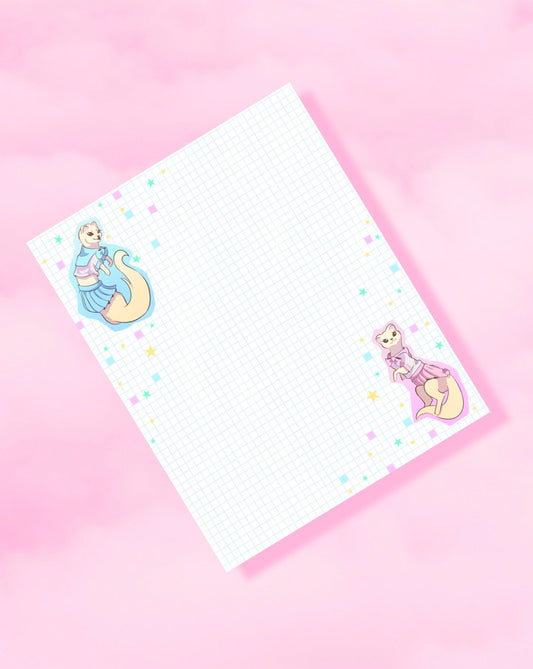 Sailor Fuku Ferrets Notepad