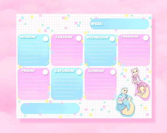 Sailor Ferrets Weekly Planner